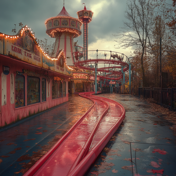 Nostalgic Autumn Fairground