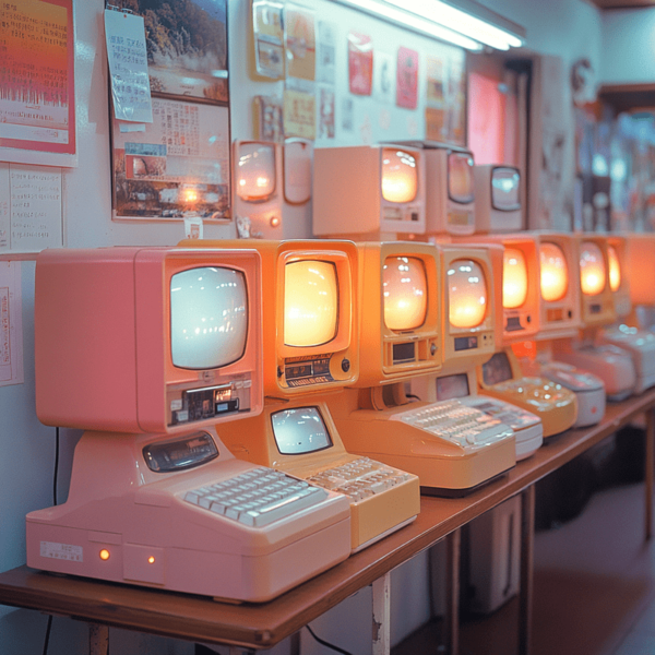 Retro Computing Glow